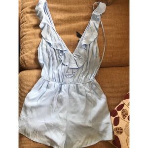 Light blue romper